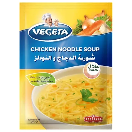 شوربه الدجاج والنوديلز فيجيتا