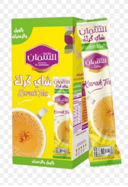 شاي كرك بالهال و الزعفران 10اصابع