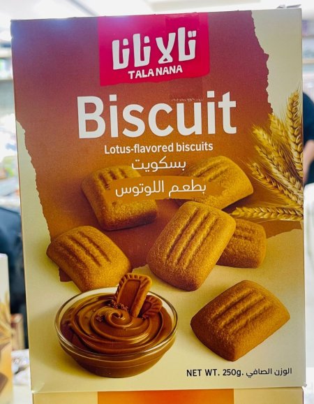 بسكويت تالا نانا بطعم اللوتس