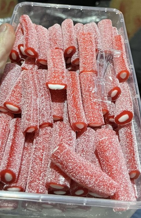 كاندي سوس احمر قصير حوامض ( كيلو)