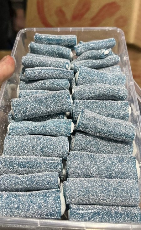 كاندي سوس ازرق قصير ( كيلو)