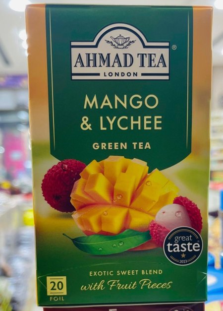 شاي اخضر بالمانجو والليتشي