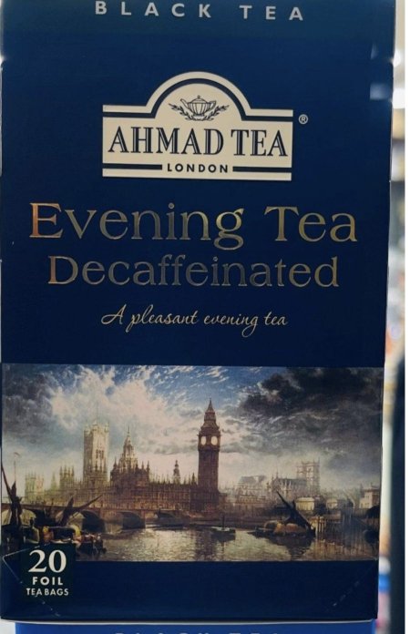 شاي مسائي منزوع الكافيين