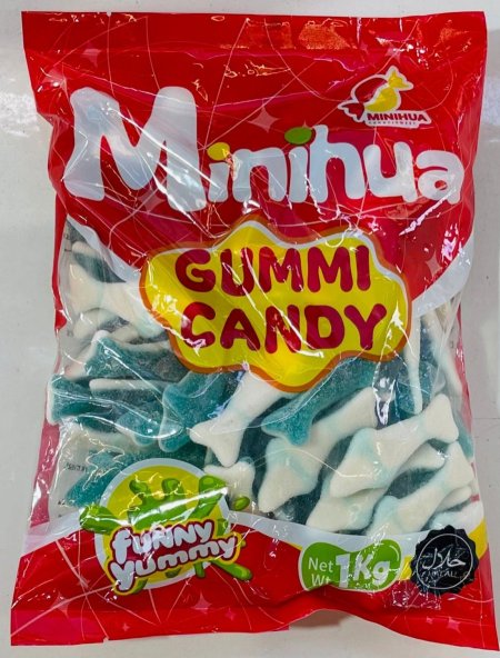 Gummi candy دولفين ازرق سكر (كيلو)